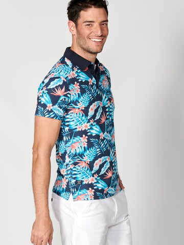 KOROSHI Poloshirt in Blau
