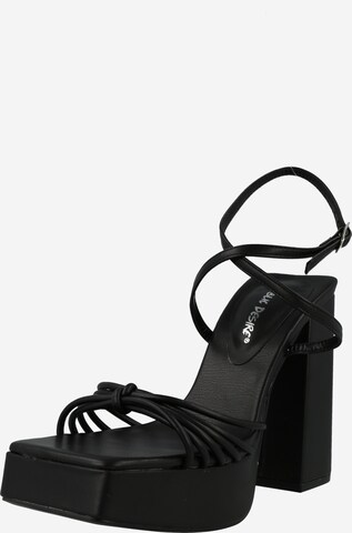 Public Desire - Sandalias 'BOUJEE' en negro: frente