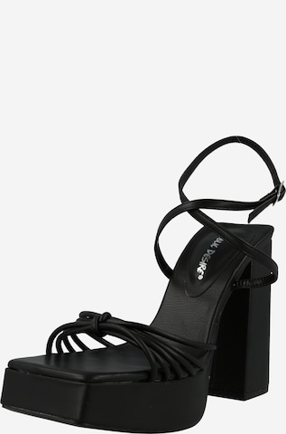 Public Desire - Sandalias 'BOUJEE' en negro: frente