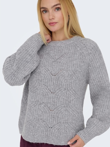 ONLY Sweter 'ONLGILA' w kolorze szary