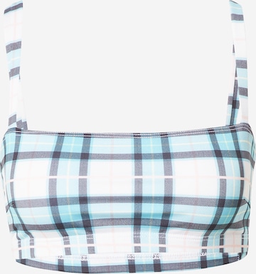 Onzie Bustier Sport bh 'Bali' in Blauw: voorkant