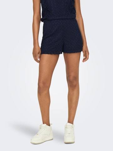 ONLY Regular Shorts 'CAMELIA' in Blau: predná strana