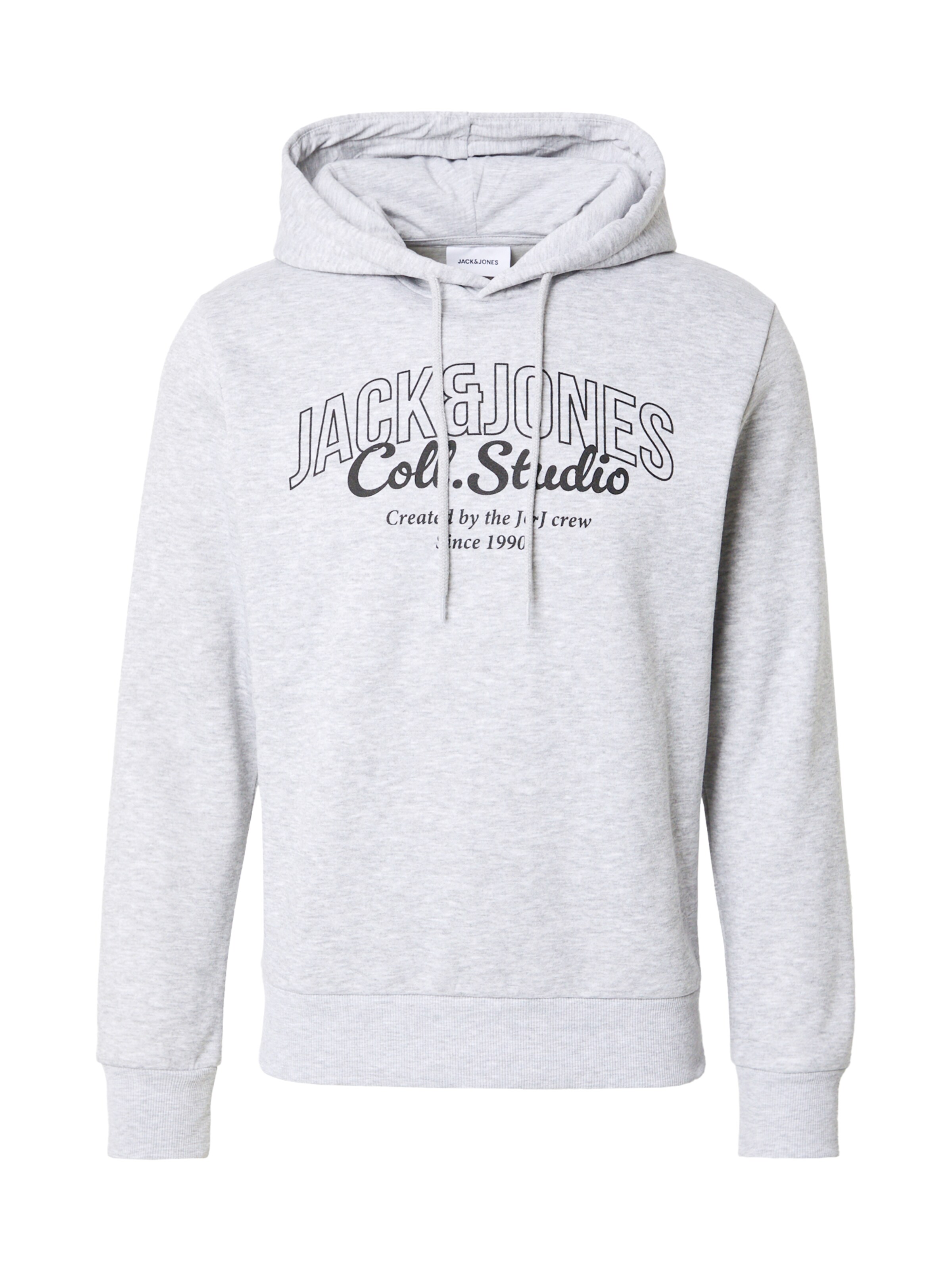 JACK & JONES - Sweatshirt 'JJMAKOTO' em cinzento: frente