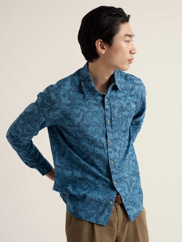 Seasalt Cornwall Button Up Shirt 'Palores' in Blue: front