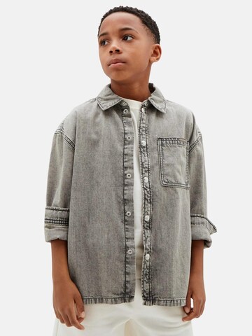 Calvin Klein Kids - Ajuste regular Camisa 'DENIM SHIRT' en gris