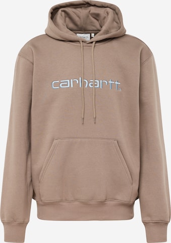 Carhartt WIP Mikina – hnědá: přední strana