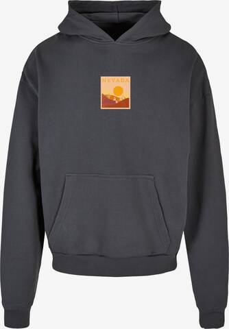Merchcode Sweatshirt 'Peanuts - Nevada' in Grey: front