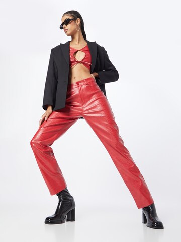 Regular Pantalon 'Haze' Hosbjerg en rouge