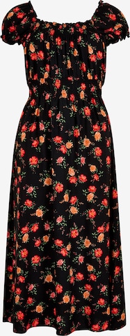 Robe ' ' Apricot en noir : devant