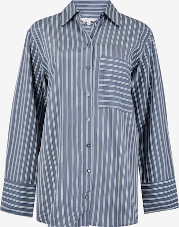 Apricot Oversized Stripe Shirt ' ' in Blau: Vorderseite