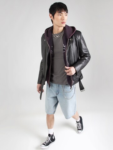 Tricou 'ESSENTIAL' de la Abercrombie & Fitch pe bej