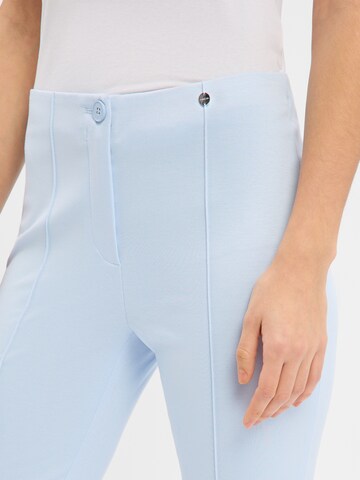 Coupe slim Pantalon à pince Marc Cain en bleu