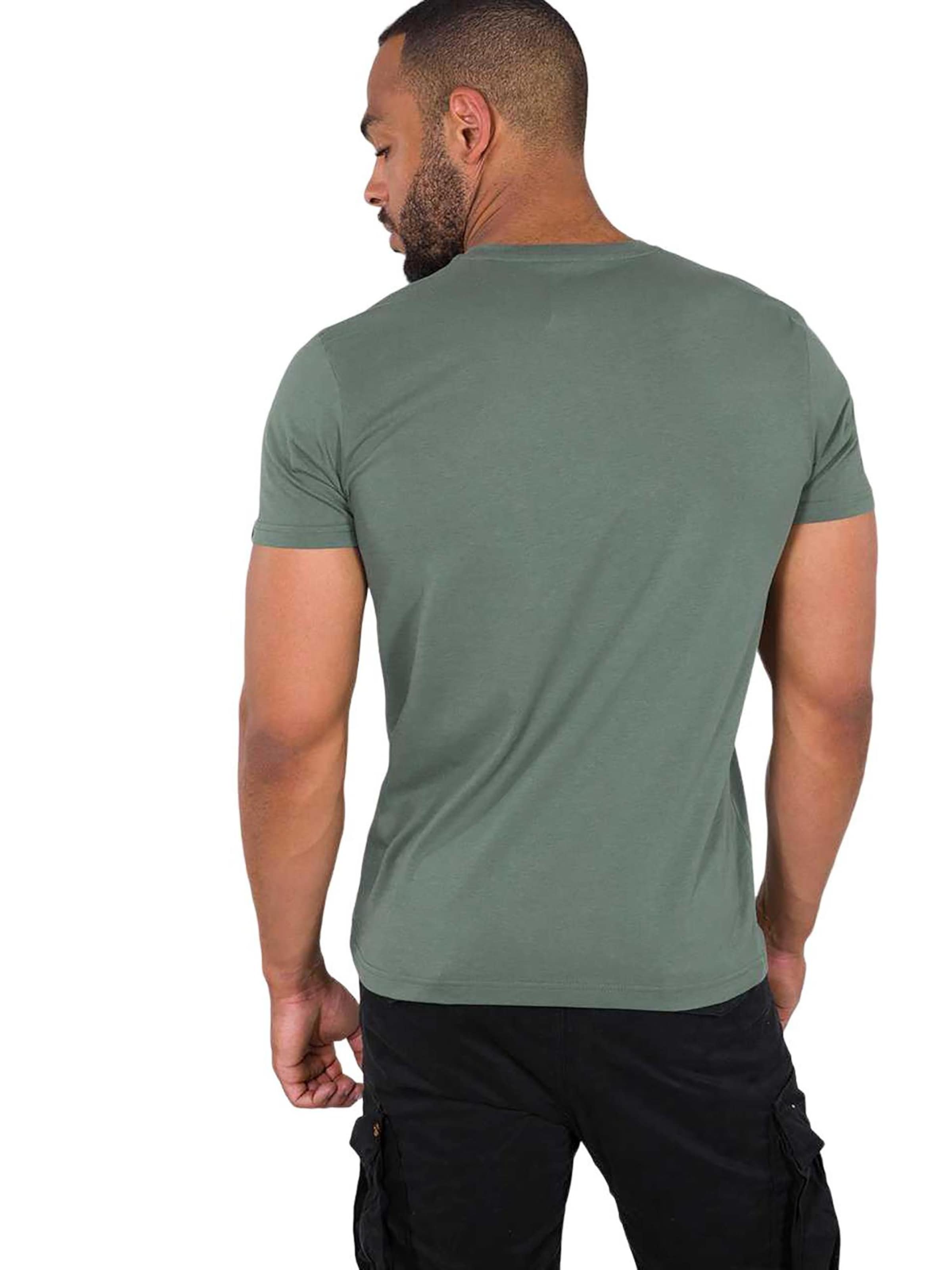 ALPHA INDUSTRIES Shirt in Groen