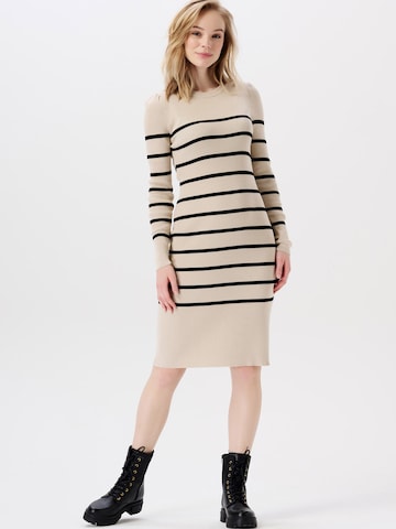 Noppies Knitted dress 'Vena' in Beige: front