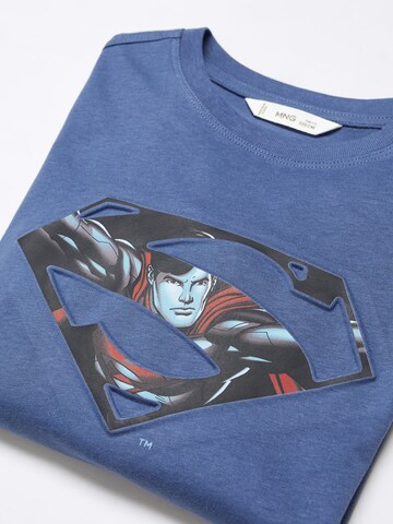 T-Shirt 'Justice' MANGO KIDS en bleu