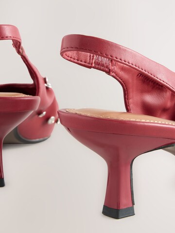 Next Лодочки с открытой пяткой 'Forever Comfort' в Красный