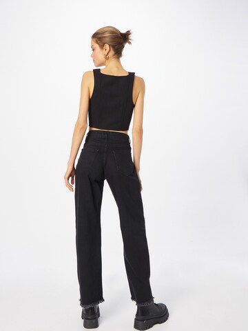 Trendyol Wide Leg Jeans in Schwarz