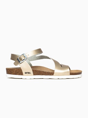 Bayton Sandalen met riem 'Jaeva' in Goud