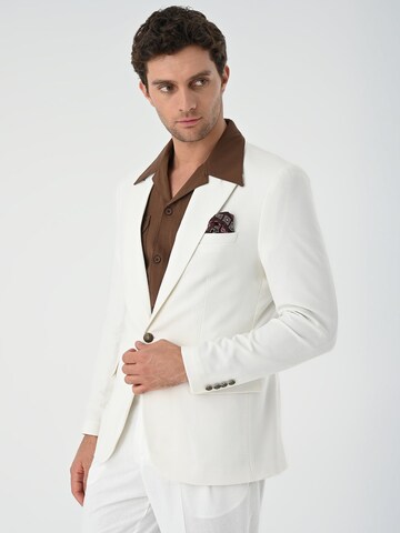 Antioch Slim fit Blazer in Beige: front