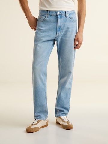 Tommy Jeans Слим фит Дънки 'RYAN' в синьо: отпред