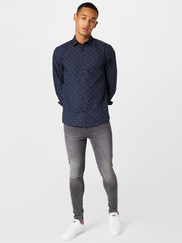 JACK & JONES Skinny Džíny 'Pete' – černá