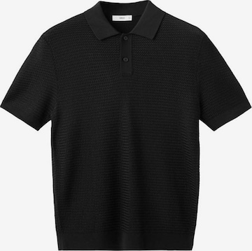 MANGO MAN Poloshirt 'Talaia' in Schwarz: Vorderseite