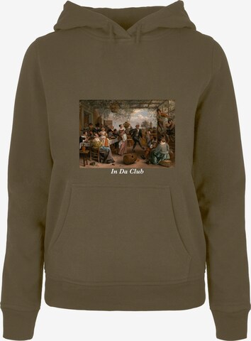 Mister Tee Sweatshirt 'Club New' in Groen: voorkant