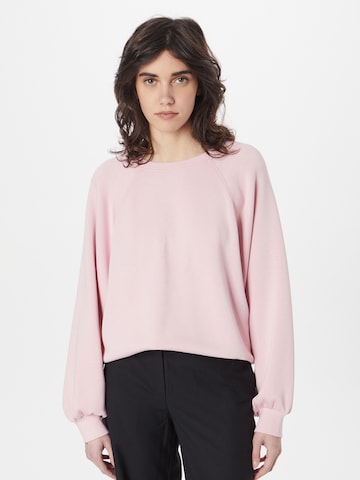 MSCH COPENHAGEN Sweatshirt 'Nelina Ima' in Pink: front