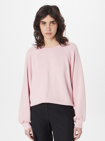 MSCH COPENHAGEN Sweatshirt 'Nelina Ima' in Pink: predná strana