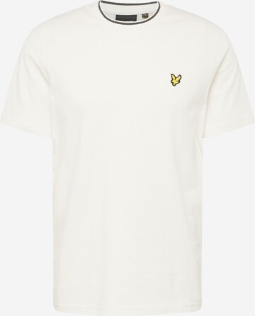 Lyle & Scott Футболка в Бежевый: спереди