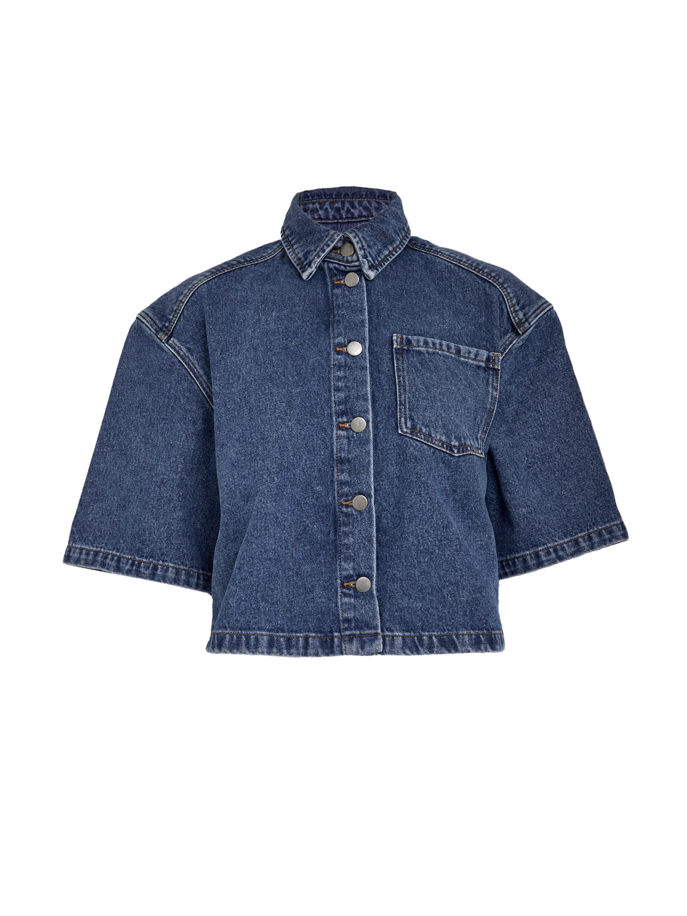 minus - Camisa 'Kaddi ' em azul: frente