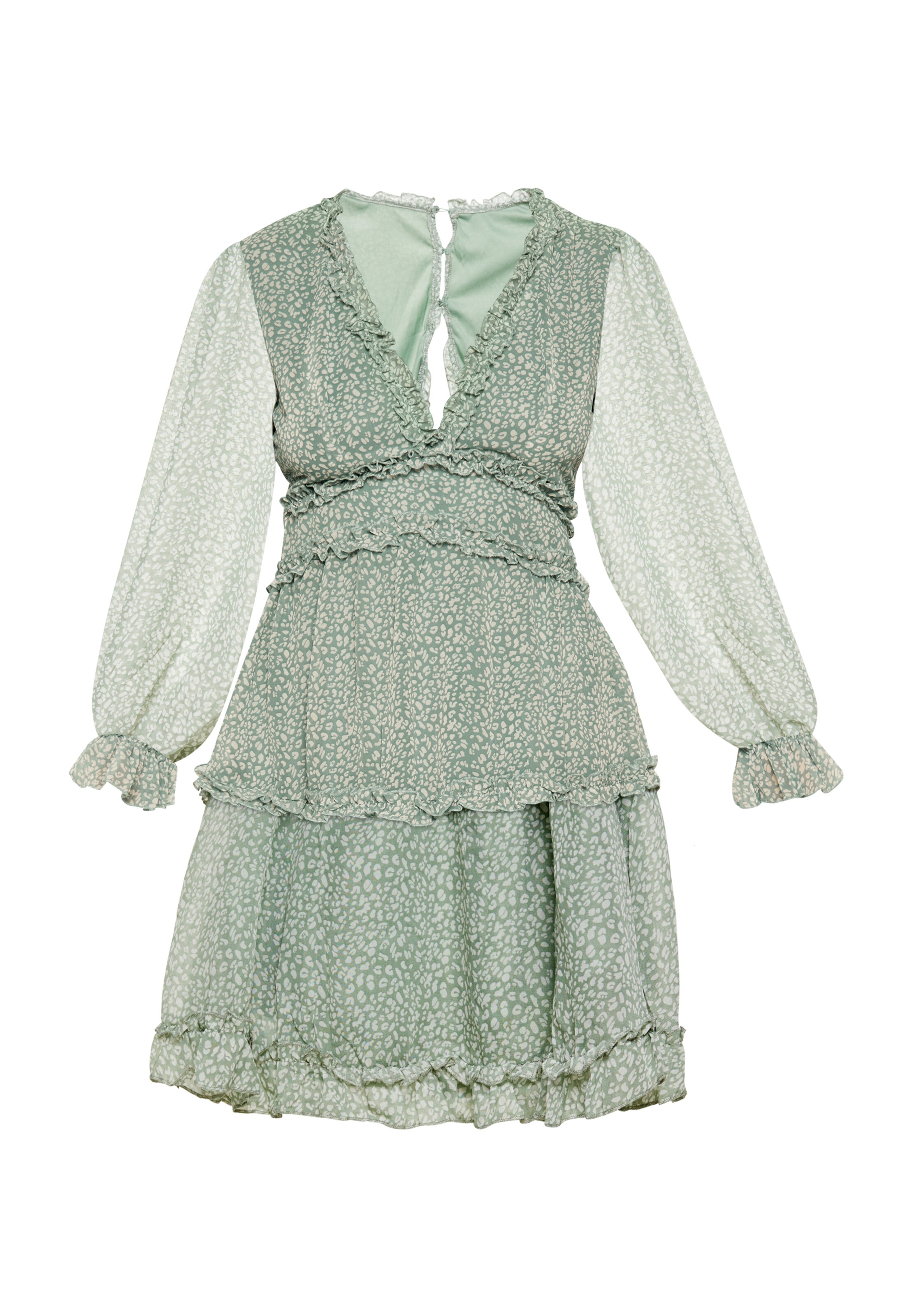 FELIPA - Vestido 'Fashion Look' em verde: frente