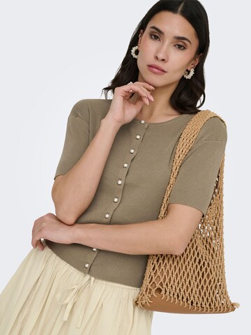 JDY Gebreid vest 'JDYGaby' in Grijs