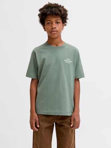Jack & Jones Junior - Camiseta 'JORNORREBRO' en verde: frente