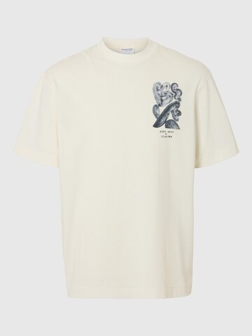 SELECTED HOMME Shirt in Wit: voorkant