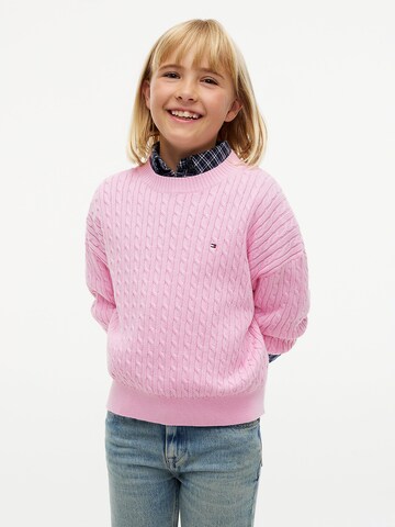 Pull-over TOMMY HILFIGER en rose : devant