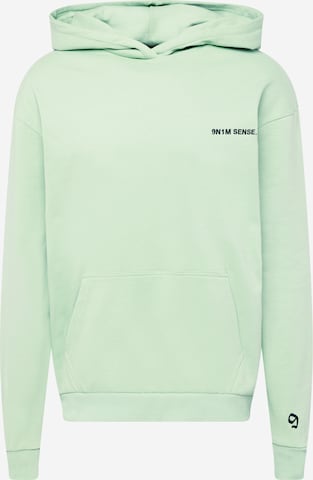 Sweat-shirt 9N1M SENSE en vert : devant