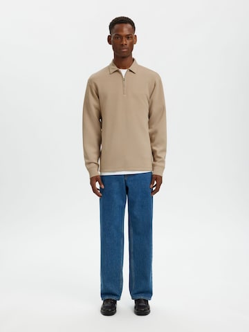 SELECTED Sweatshirt in Beige