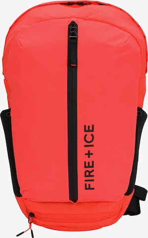 Fire+Ice - Mochila 'Park City Ari' em laranja: frente