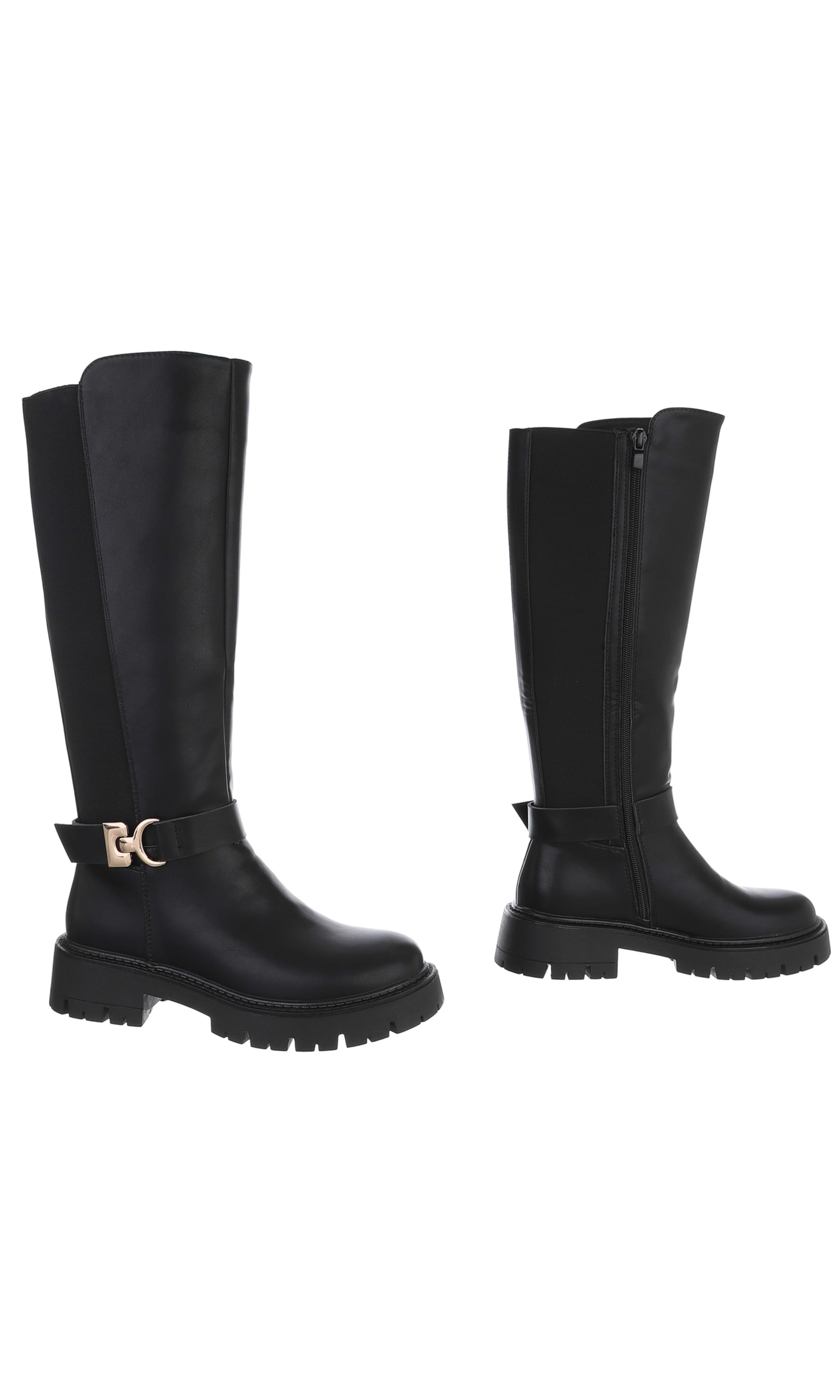 Ital-Design Boots in Black