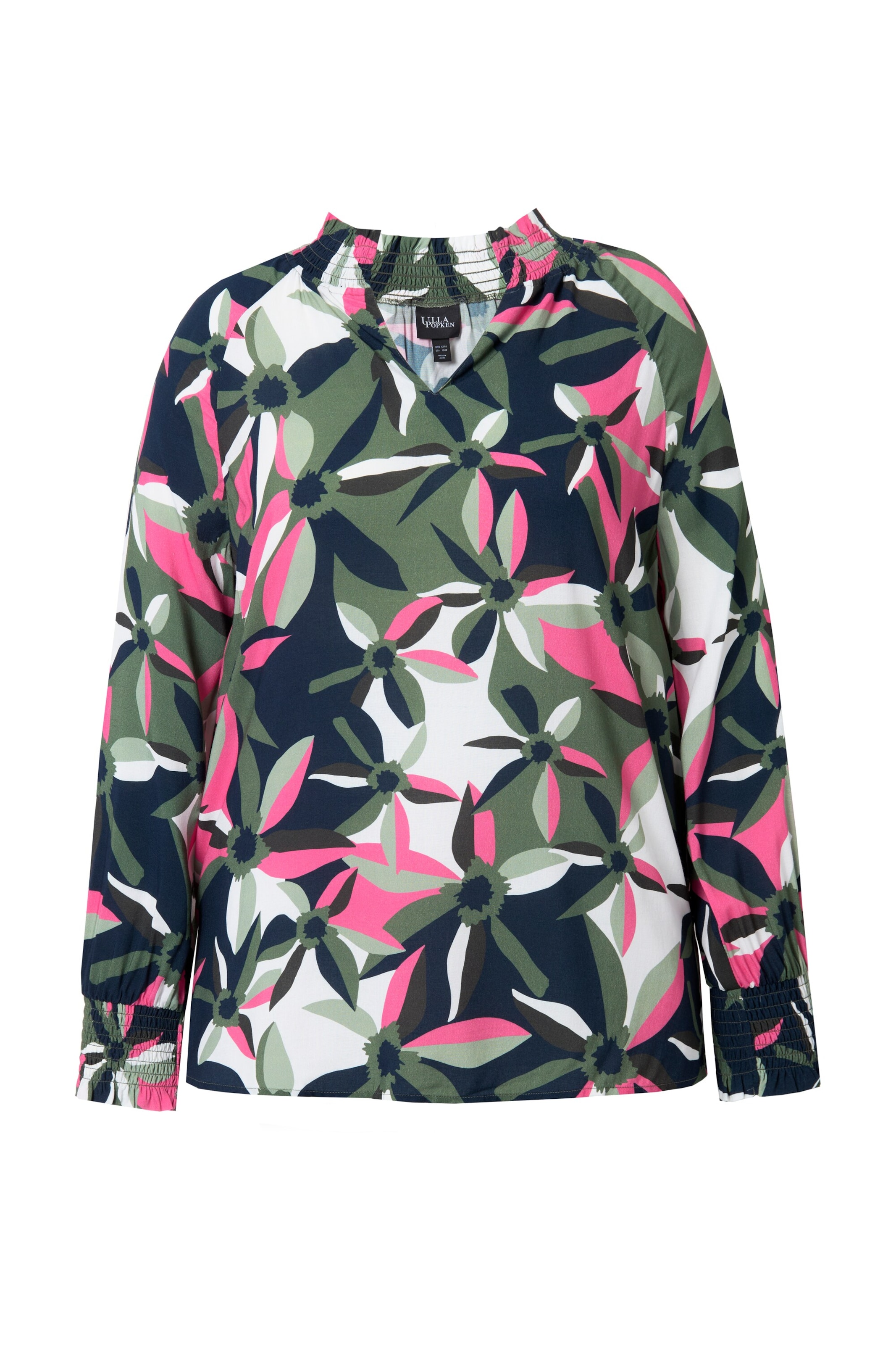 Ulla Popken Bluse in Grün: Vorderseite