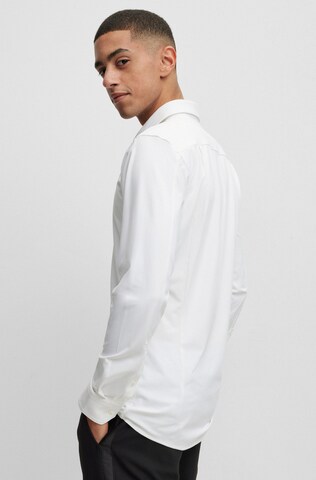 HUGO Slim fit Business Shirt 'Elisha' in White