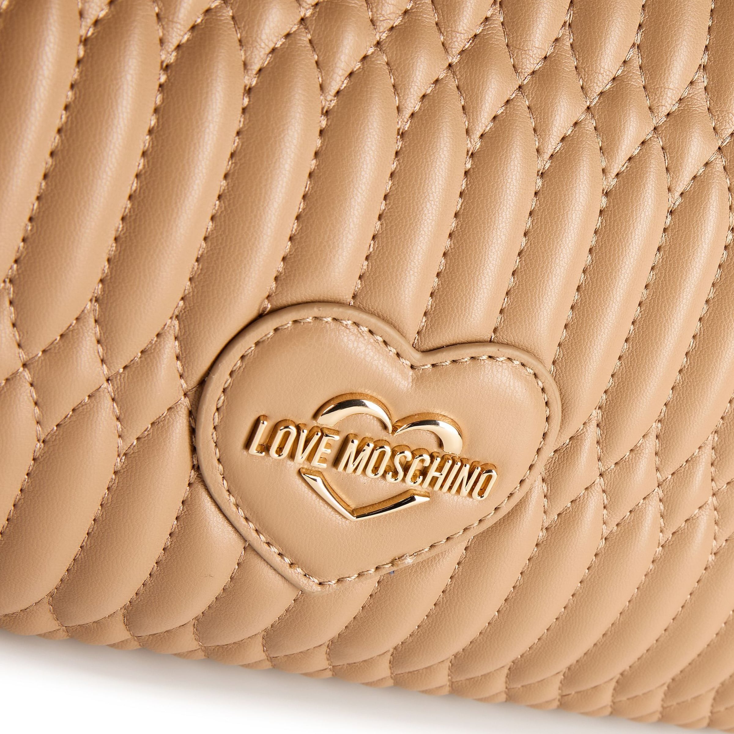 Love Moschino Shopper 'Bubbly Love' in Beige