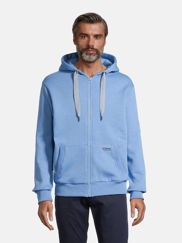 Veste de survêtement 'Breker' salzhaut en bleu : devant