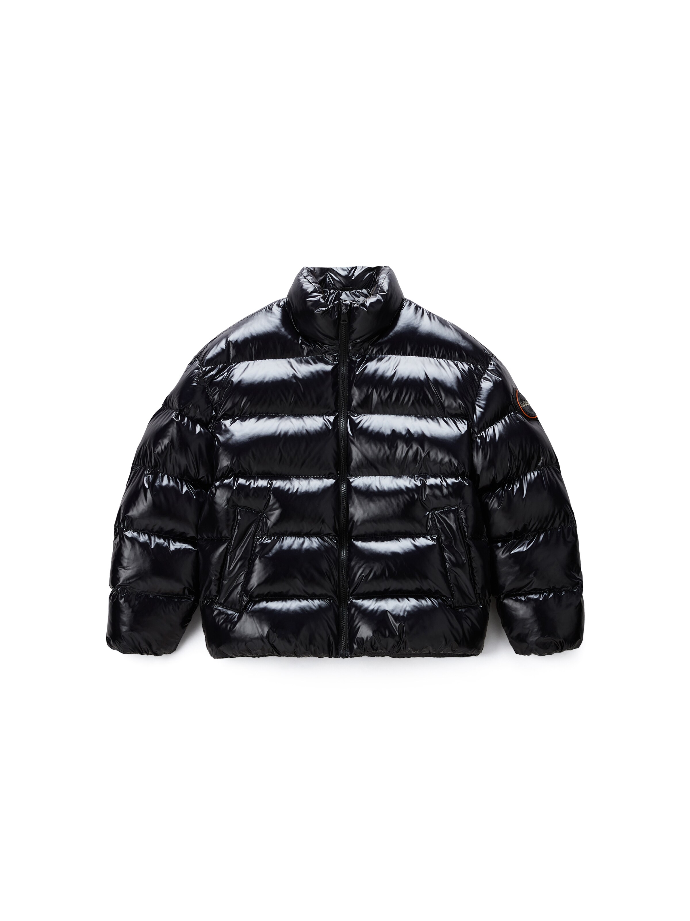 NAPAPIJRI - Casaco de inverno 'K A-Glane' em preto: frente