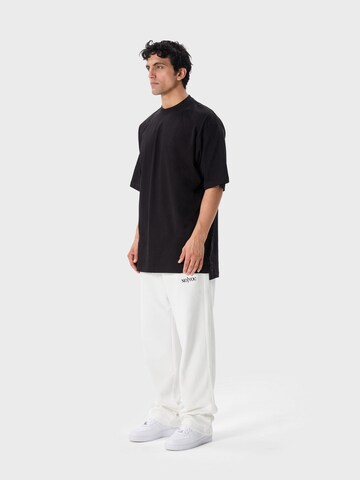 Ossy Homer Loosefit Sporthose '450 GSM Heavy Cotton' in Weiß