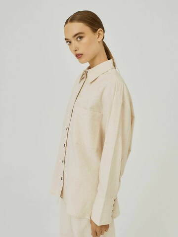 Camicia da donna ' Linea ' di NORR in beige