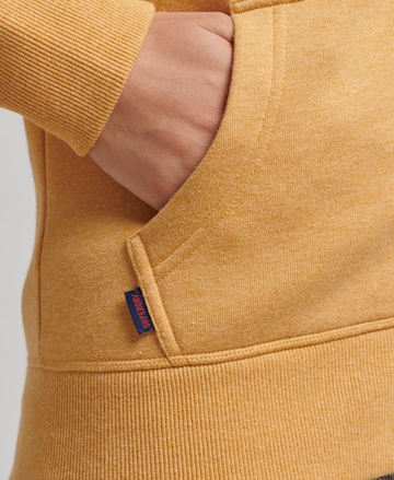 Superdry Zip-Up Hoodie 'Essential' in Yellow