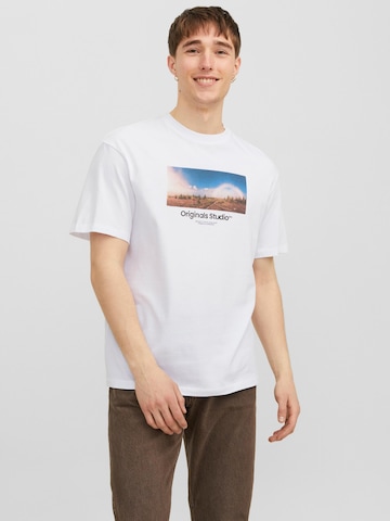 JACK & JONES T-Shirt 'Vesterbro' in Weiß: predná strana