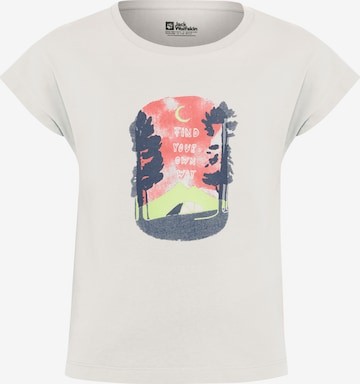 JACK WOLFSKIN T-Shirt in Weiß: Vorderseite